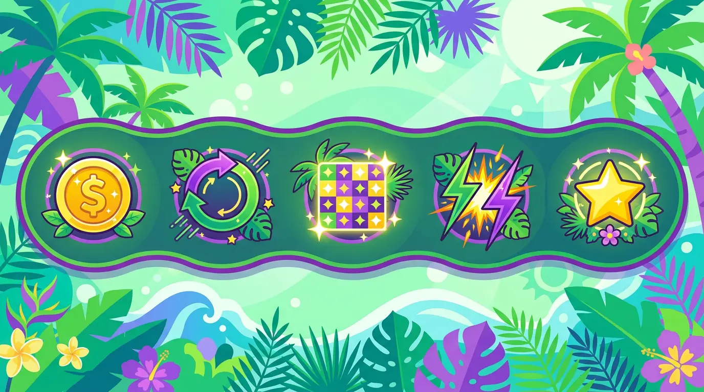 How a Hula Balua spin works - five steps from stake to payout